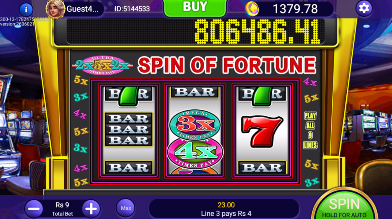 Spin Of Fortune slot in Slot Club